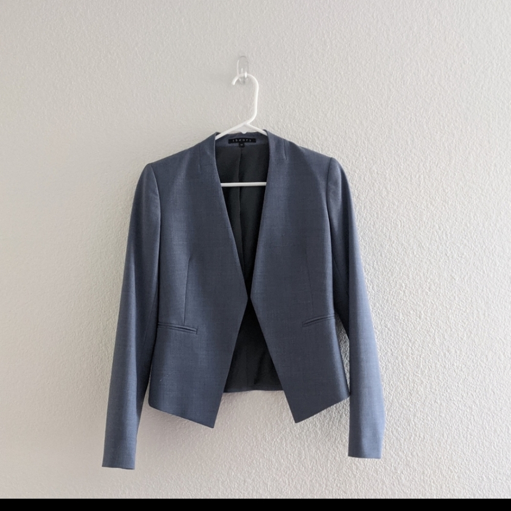 NWoT Theory Lanai Blazer Urban Stretch Wool 00